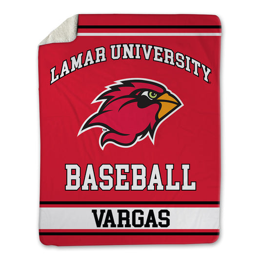 Lamar - NCAA Baseball : Jose Vargas - Blanket-0