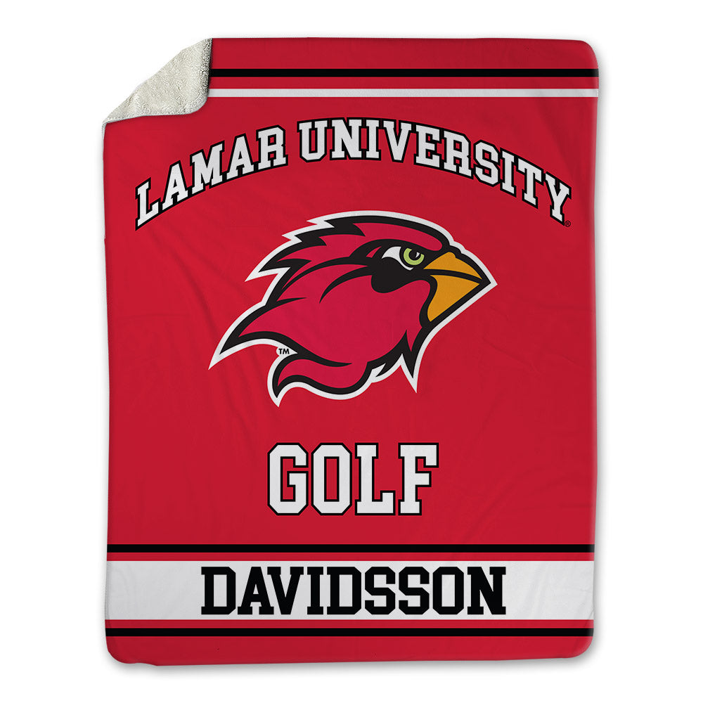 Lamar - NCAA Women's Golf : Amanda Davidsson - Blanket-0