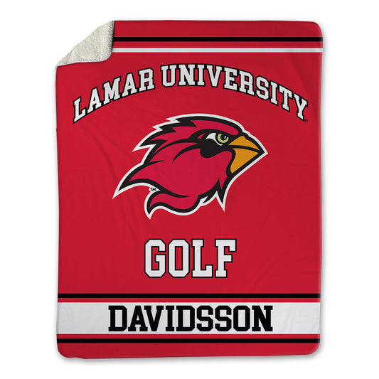 Lamar - NCAA Women's Golf : Amanda Davidsson - Blanket-0