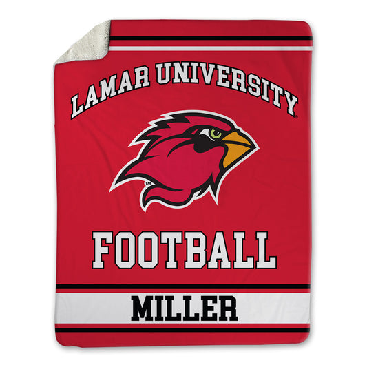 Lamar - NCAA Football : Cj Miller - Blanket-0