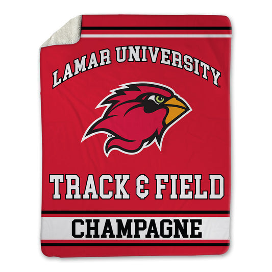 Lamar - NCAA Men's Track & Field : Bryson Champagne - Blanket-0
