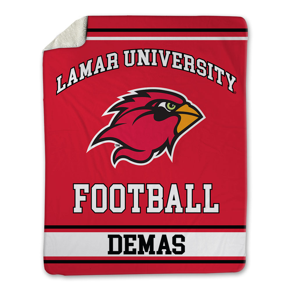Lamar - NCAA Football : CJ DeMas - Blanket-0