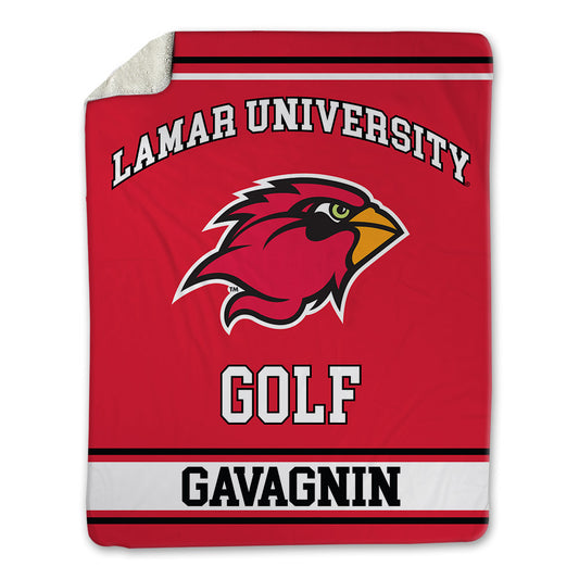 Lamar - NCAA Men's Golf : Luc Gavagnin - Blanket-0