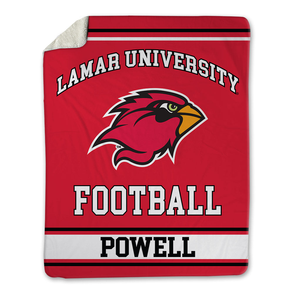Lamar - NCAA Football : Lucas Powell - Blanket-0