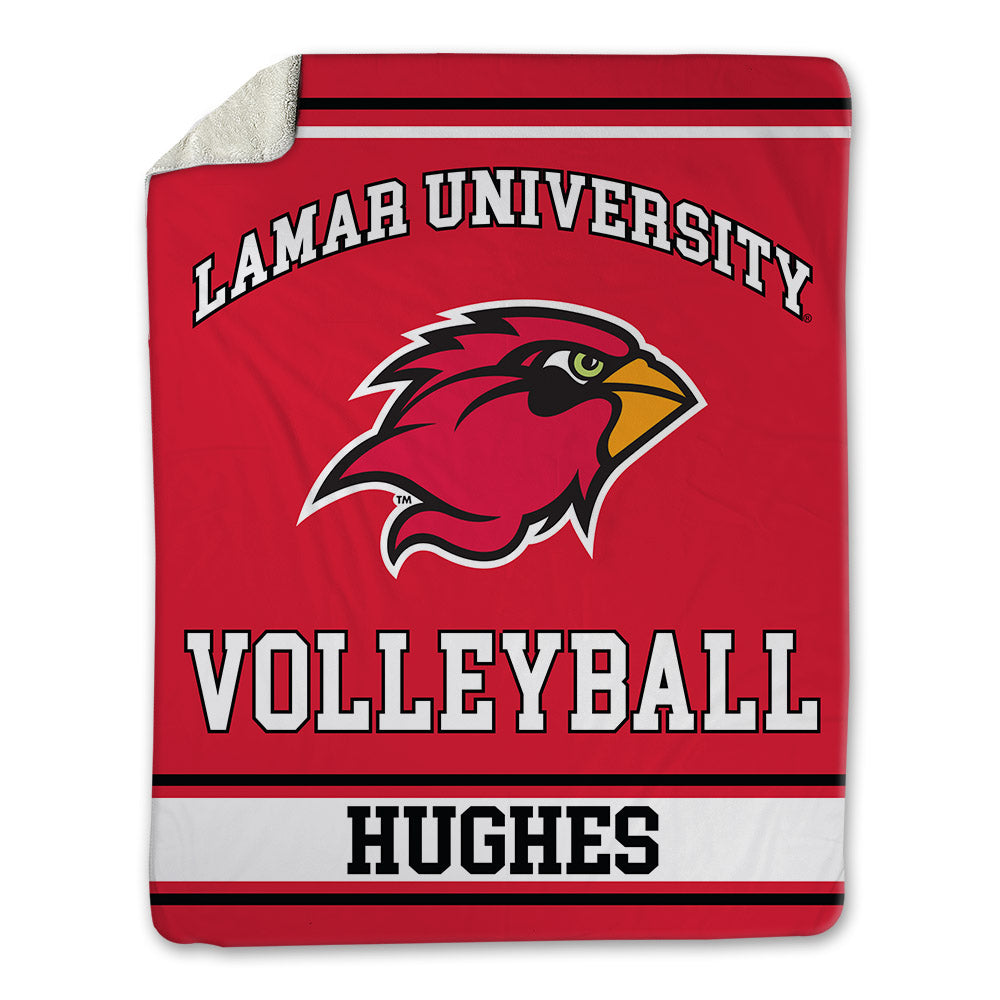 Lamar - NCAA Women's Volleyball : Katelyn Hughes - Blanket-0