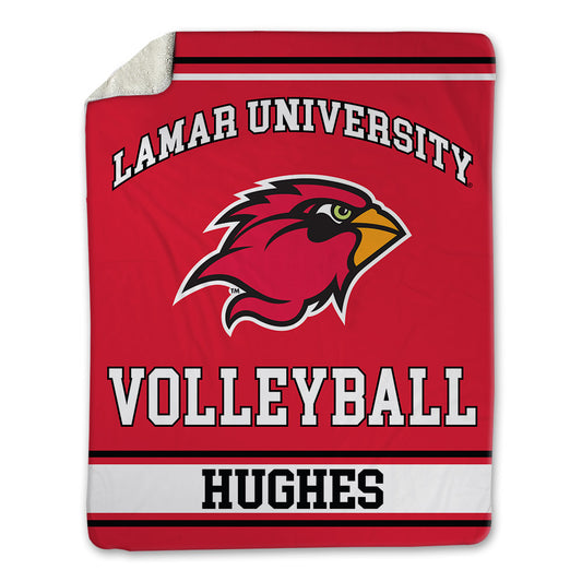 Lamar - NCAA Women's Volleyball : Katelyn Hughes - Blanket-0