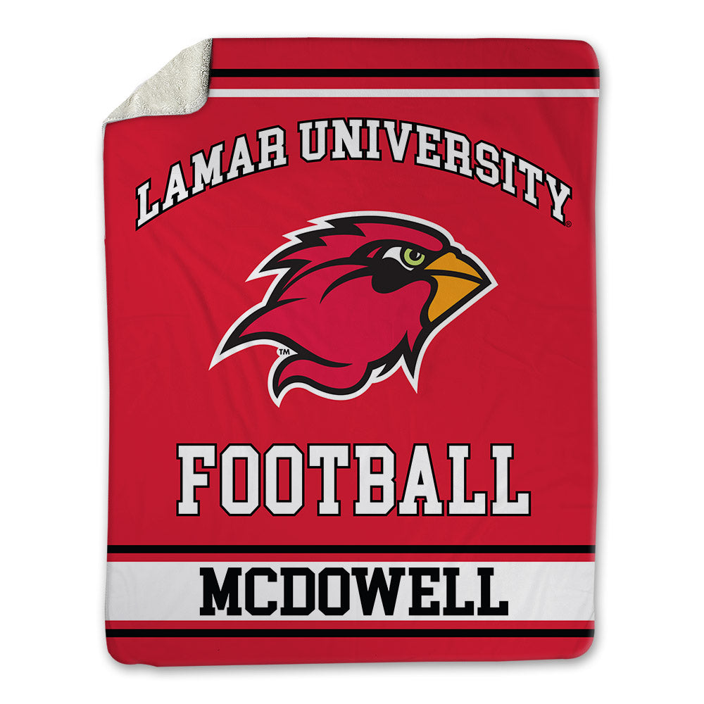 Lamar - NCAA Football : Ladamion Mcdowell - Blanket-0