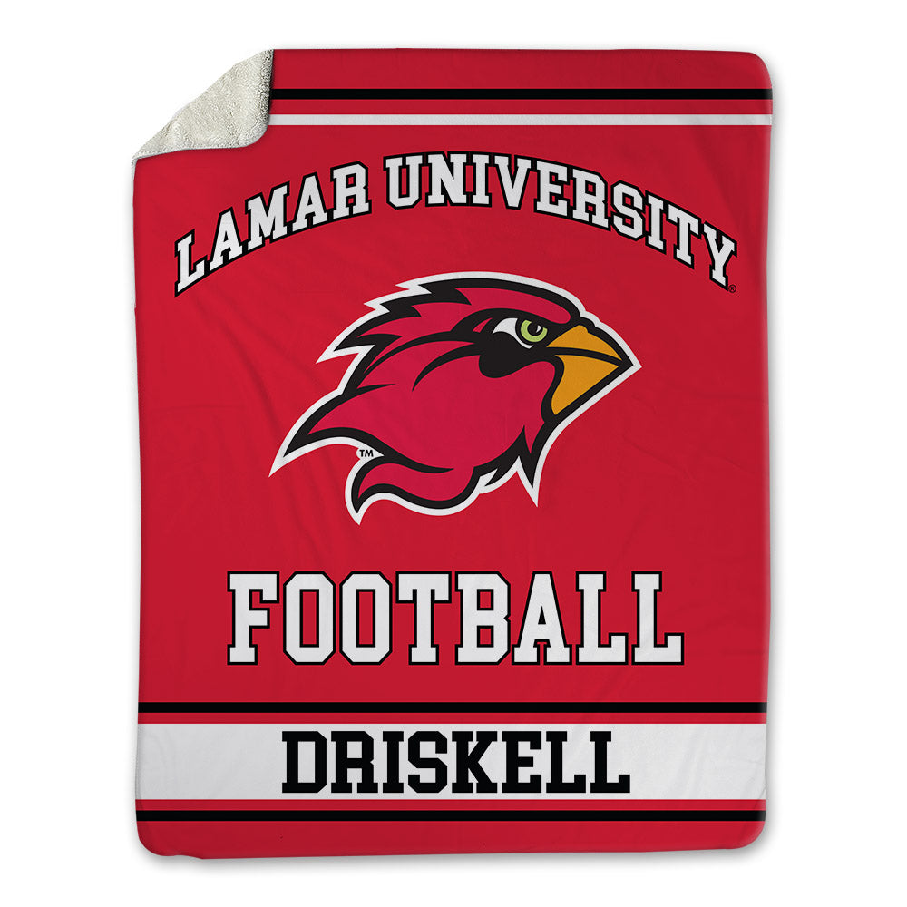 Lamar - NCAA Football : Davin Driskell - Blanket-0