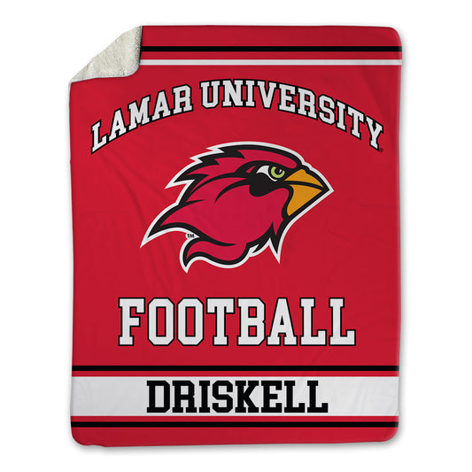 Lamar - NCAA Football : Davin Driskell - Blanket-0