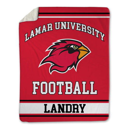 Lamar - NCAA Football : Taveian Landry - Blanket-0