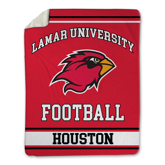 Lamar - NCAA Football : Courtlyn Houston - Blanket-0