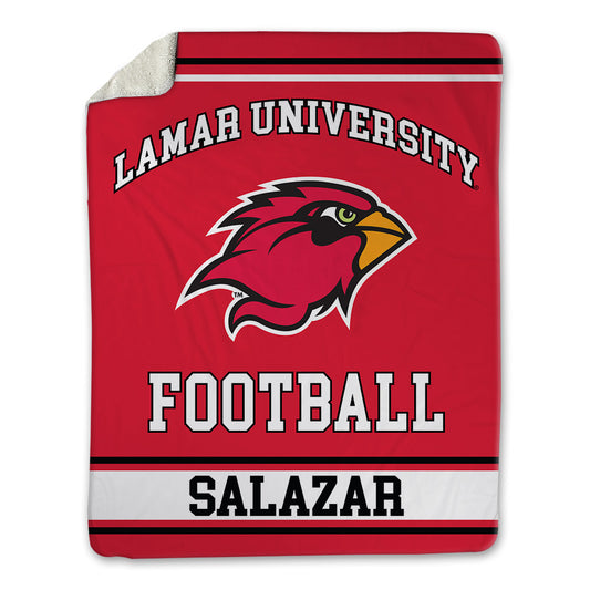 Lamar - NCAA Football : Julian Salazar - Blanket-0