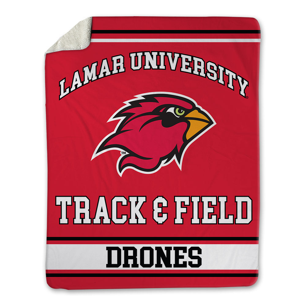 Lamar - NCAA Women's Track & Field : Kyndall Drones - Blanket-0