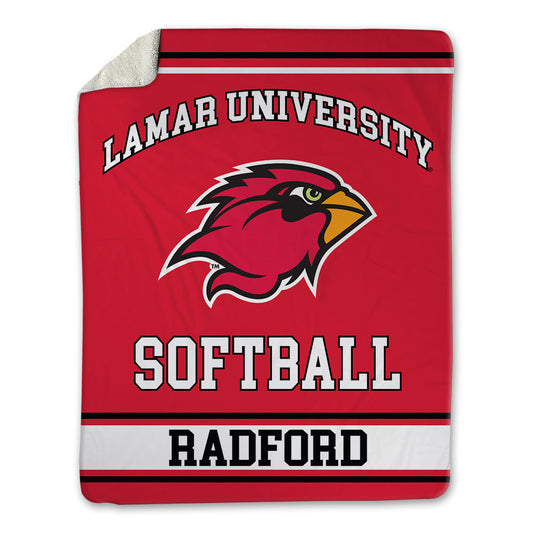 Lamar - NCAA Softball : Kamaryn Radford - Blanket-0