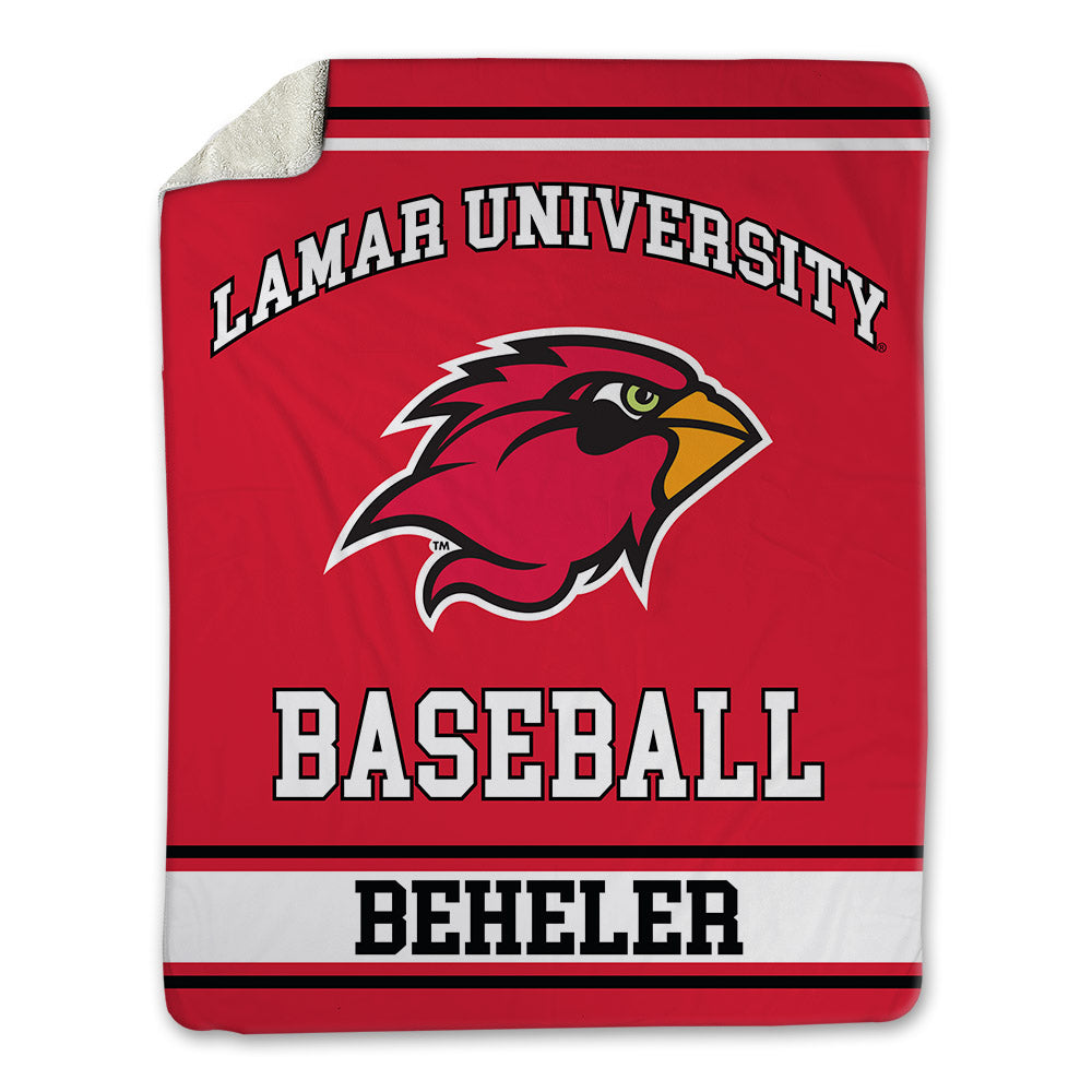 Lamar - NCAA Baseball : Reese Beheler - Blanket-0