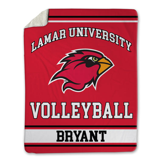 Lamar - NCAA Women's Volleyball : Rihanna Bryant - Blanket-0