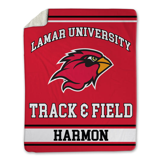 Lamar - NCAA Men's Track & Field : Joshua Harmon - Blanket-0