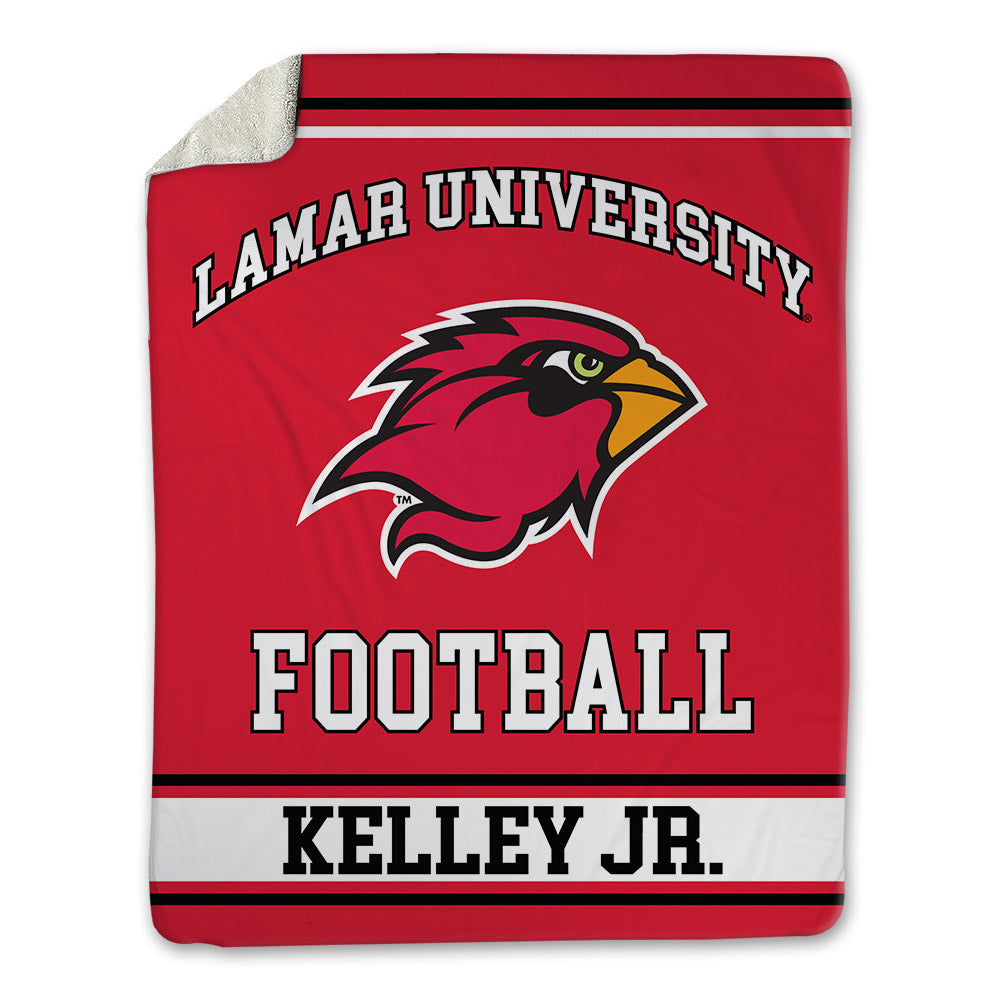 Lamar - NCAA Football : Lanar Kelley Jr. - Blanket-0