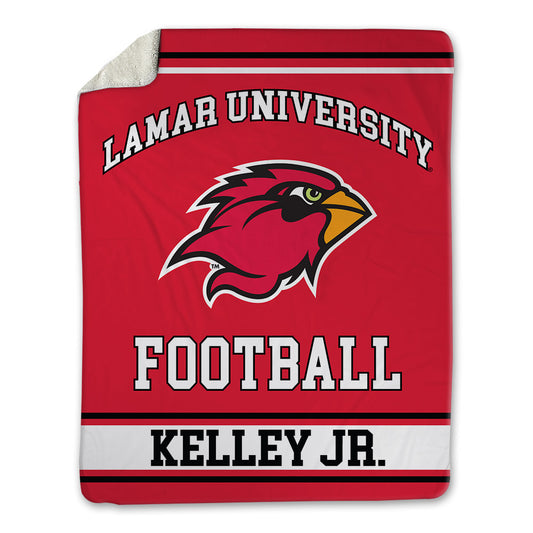Lamar - NCAA Football : Lanar Kelley Jr. - Blanket-0