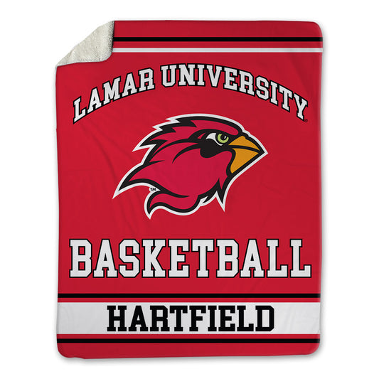 Lamar - NCAA Men's Basketball : Lamont Hartfield - Blanket-0