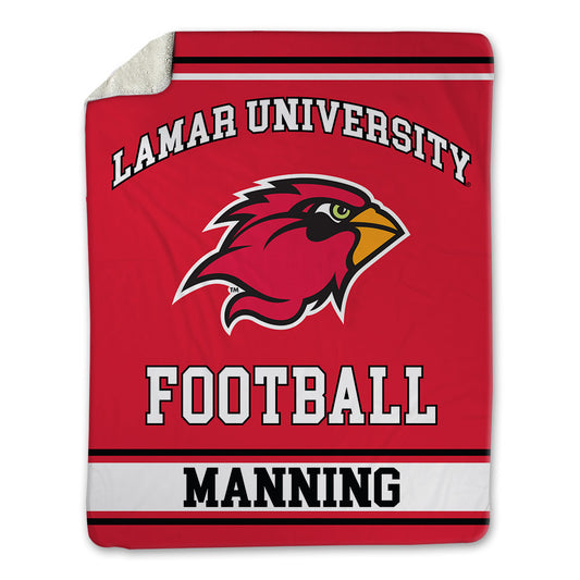 Lamar - NCAA Football : Mason Manning - Blanket-0