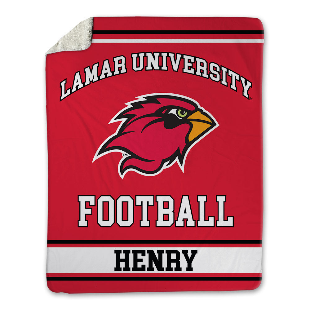 Lamar - NCAA Football : Treaden Henry - Blanket-0