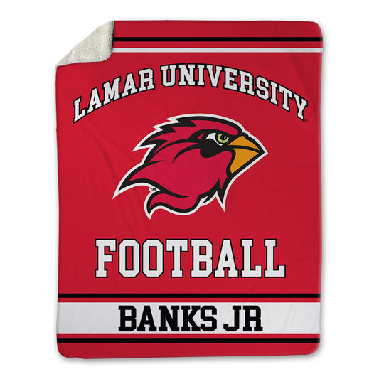 Lamar - NCAA Football : Fred Banks Jr - Blanket-0