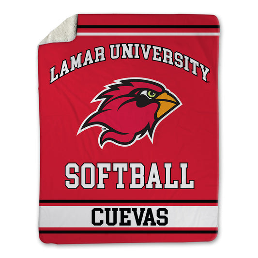 Lamar - NCAA Softball : Kaylee Cuevas - Blanket-0