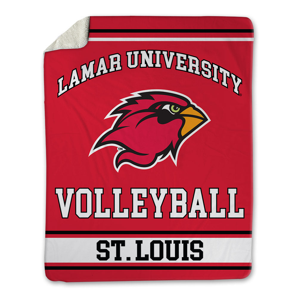 Lamar - NCAA Women's Volleyball : Gabrielle St. Louis - Blanket-0
