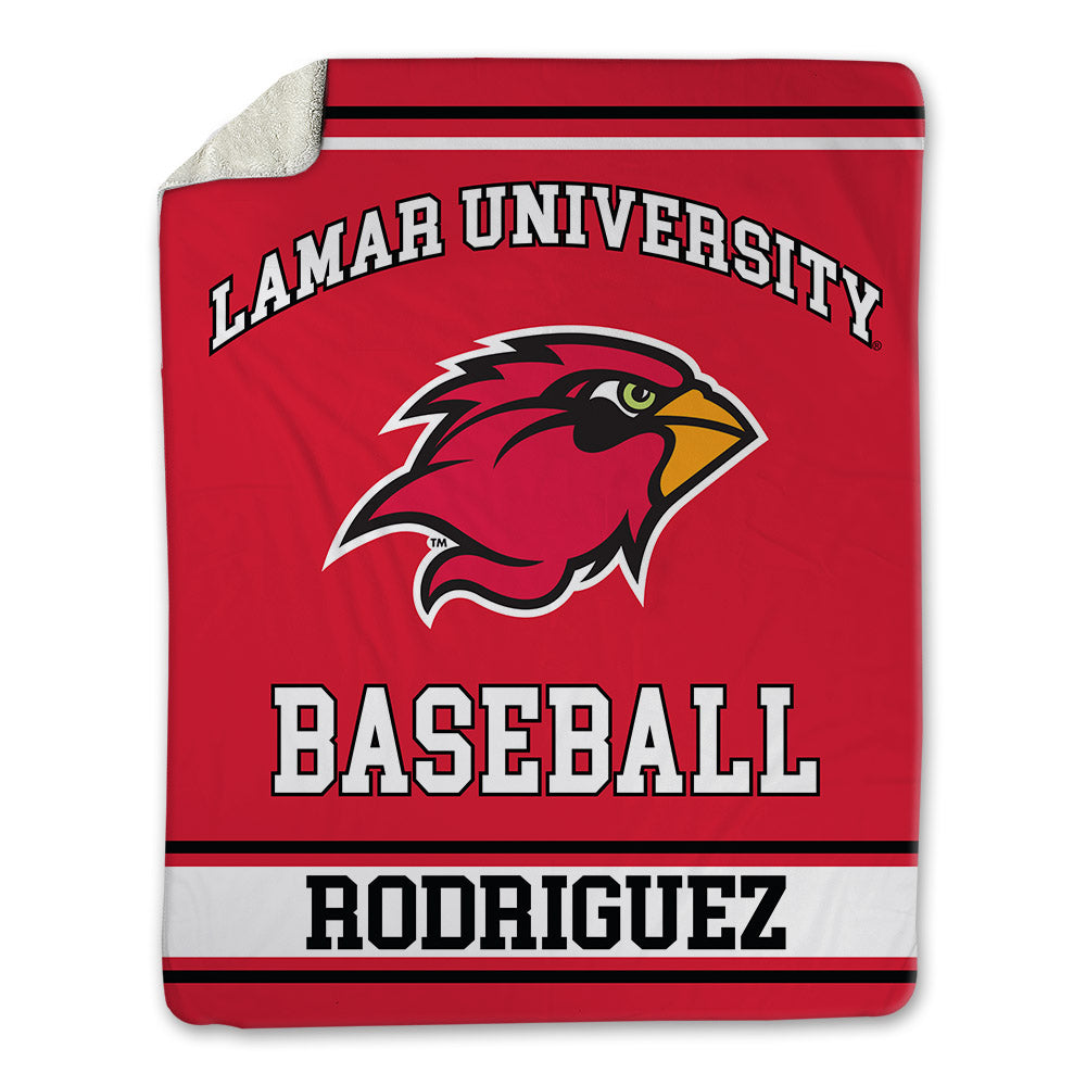 Lamar - NCAA Baseball : Gabriel Rodriguez - Blanket-0
