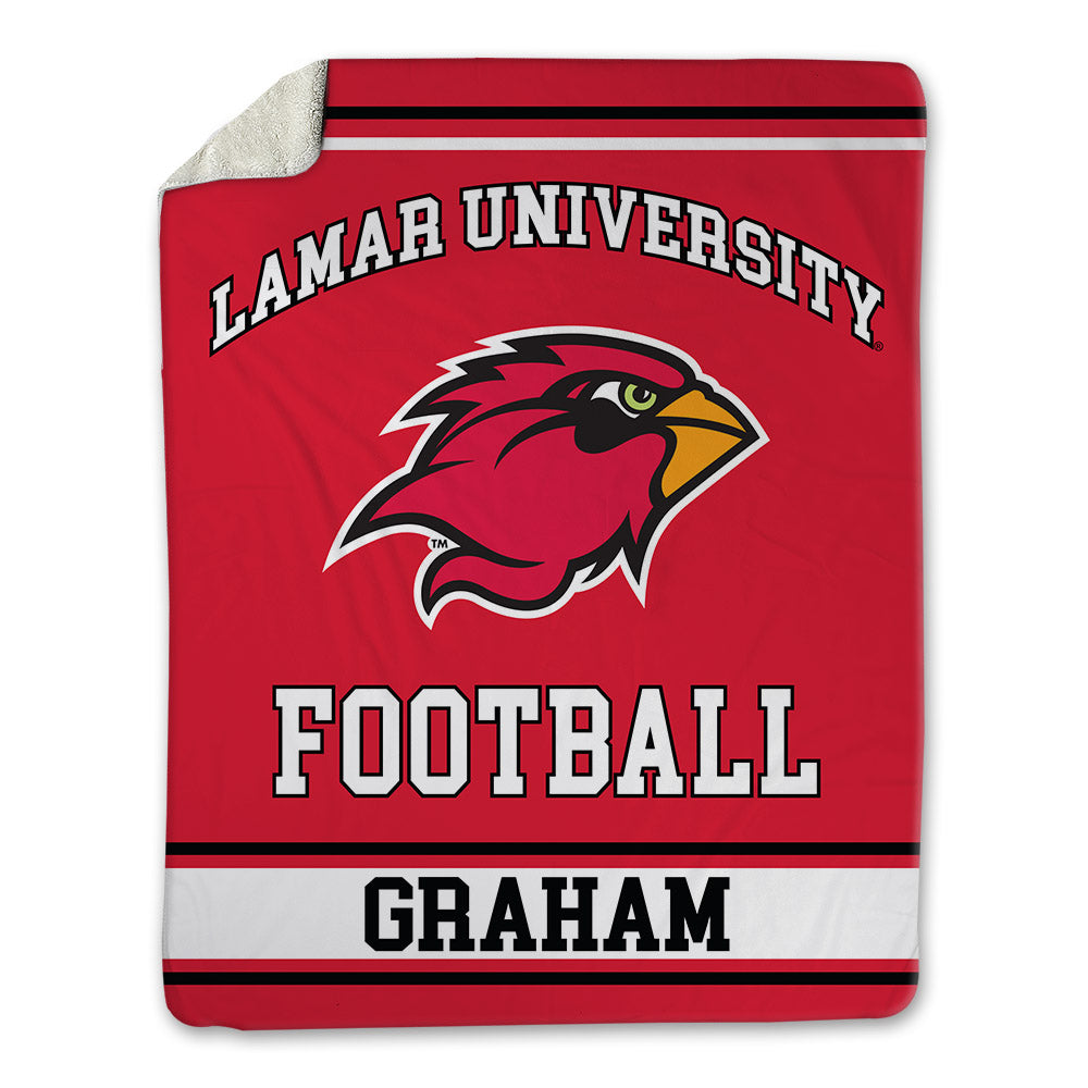 Lamar - NCAA Football : Zaylen Graham - Blanket-0