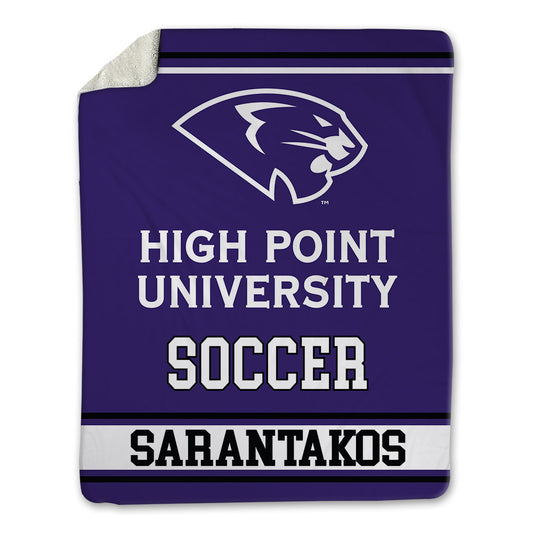 High Point - NCAA Men's Soccer : Nick Sarantakos - Blanket-0