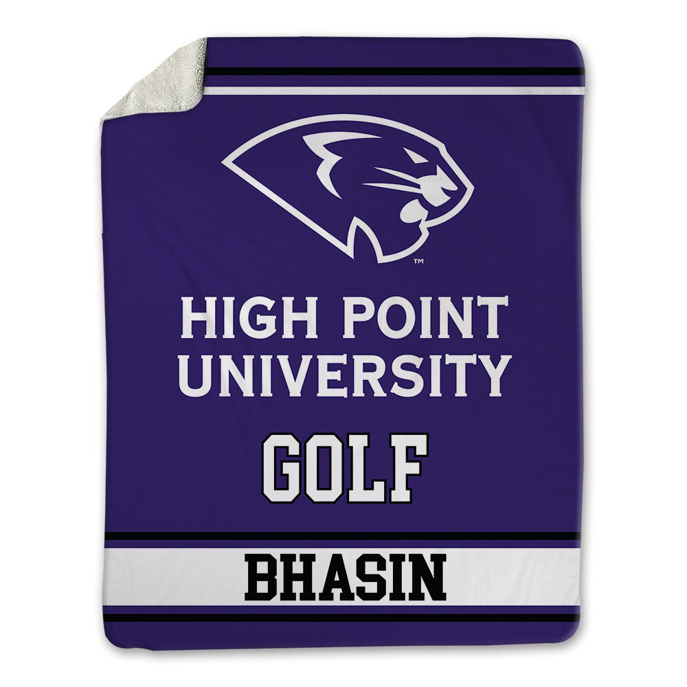 High Point - NCAA Men's Golf : Savar Bhasin - Blanket-0