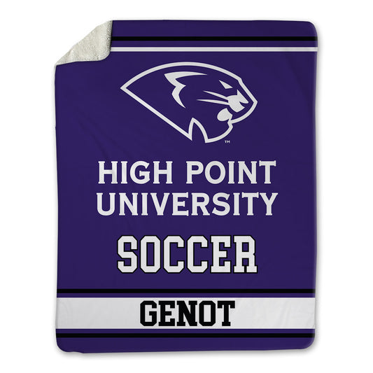 High Point - NCAA Men's Soccer : Kingston Genot - Blanket-0