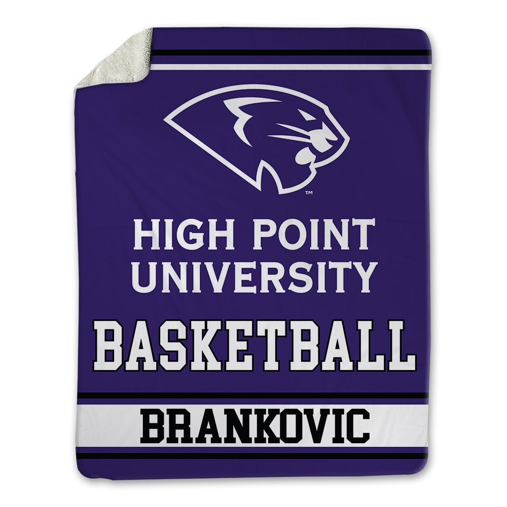 High Point - NCAA Men's Basketball : Filip Brankovic - Blanket-0