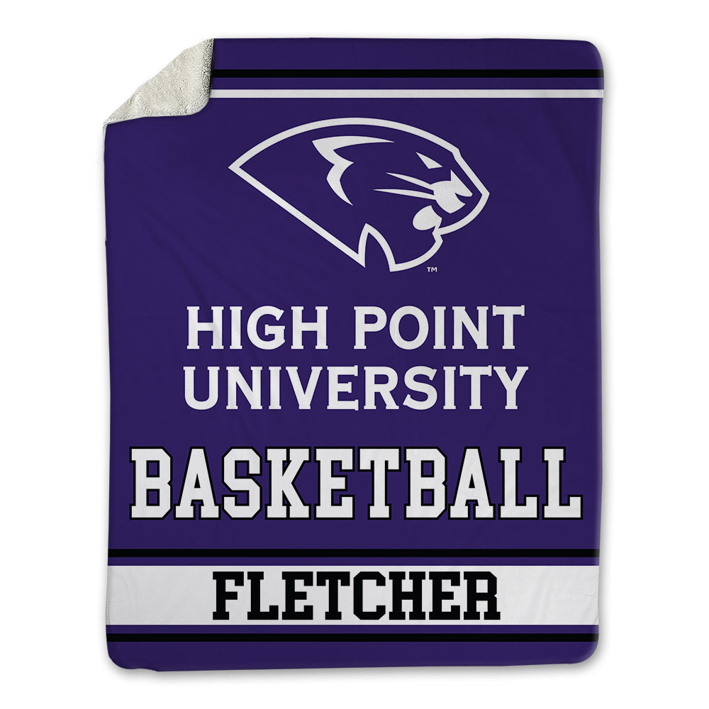 High Point - NCAA Men's Basketball : Camron Fletcher - Blanket-0