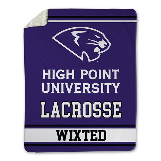 High Point - NCAA Men's Lacrosse : Justin Wixted - Blanket-0