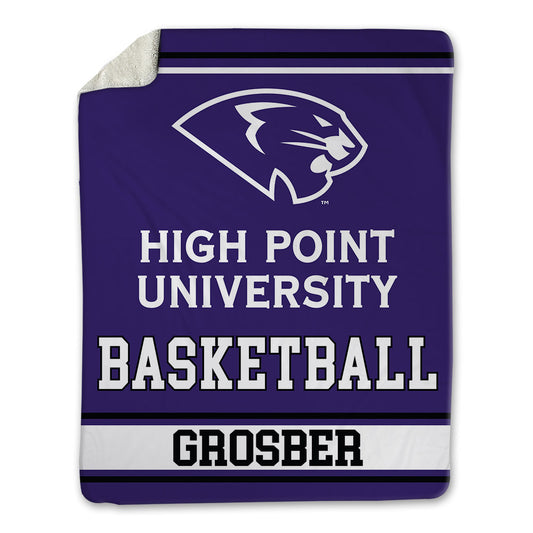 High Point - NCAA Men's Basketball : Dorian Grosber - Blanket-0