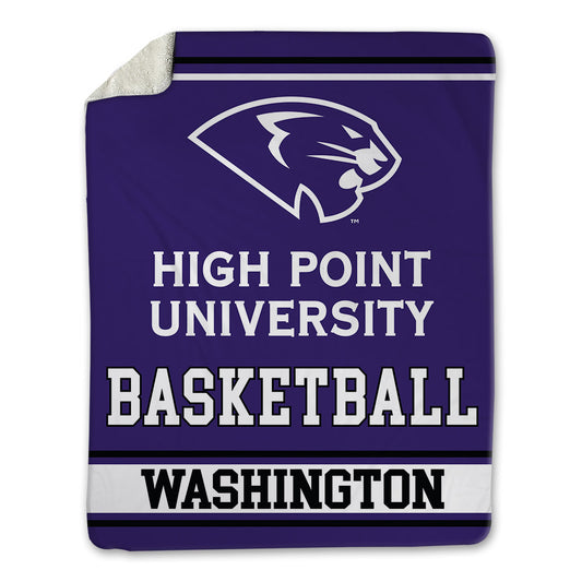 High Point - NCAA Men's Basketball : Scotty Washington - Blanket-0