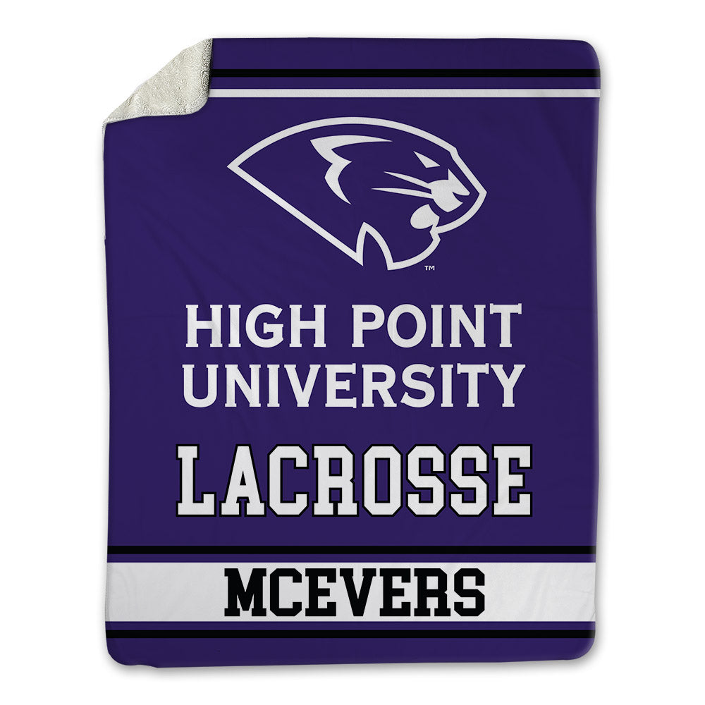 High Point - NCAA Women's Lacrosse : Addison Mcevers - Blanket-0
