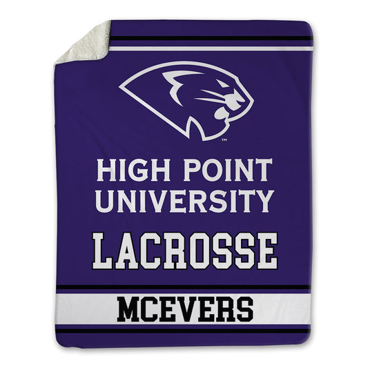 High Point - NCAA Women's Lacrosse : Addison Mcevers - Blanket-0