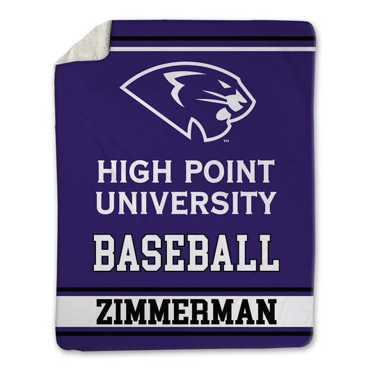 High Point - NCAA Baseball : Noah Zimmerman - Blanket-0