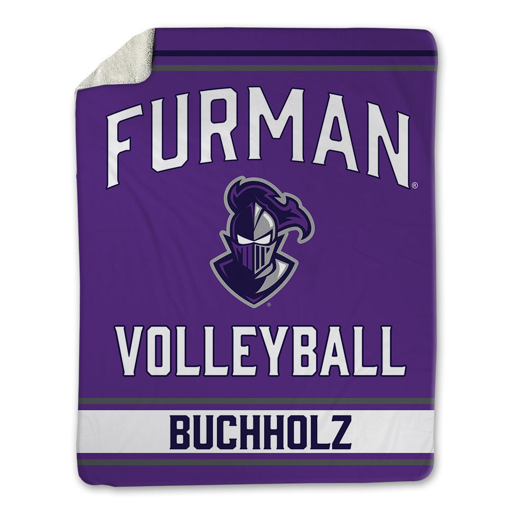 Furman - NCAA Women's Volleyball : Rebekah Buchholz - Blanket-0