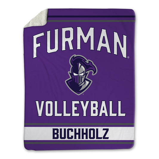 Furman - NCAA Women's Volleyball : Rebekah Buchholz - Blanket-0