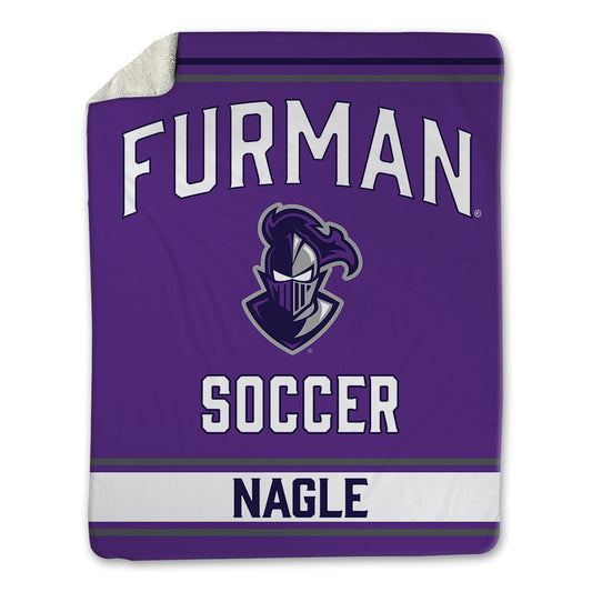 Furman - NCAA Women's Soccer : Marlie Nagle - Blanket-0