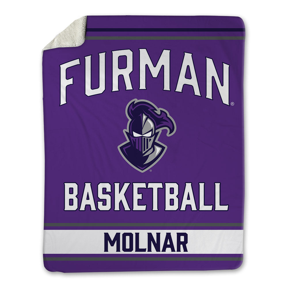 Furman - NCAA Men's Basketball : Davis Molnar - Blanket-0