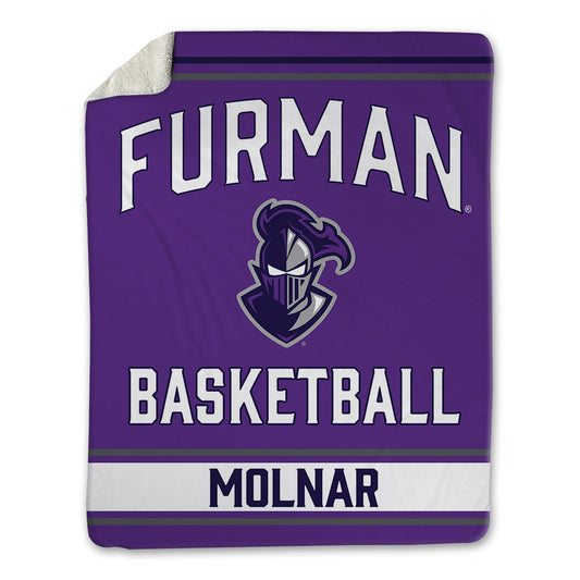 Furman - NCAA Men's Basketball : Davis Molnar - Blanket-0
