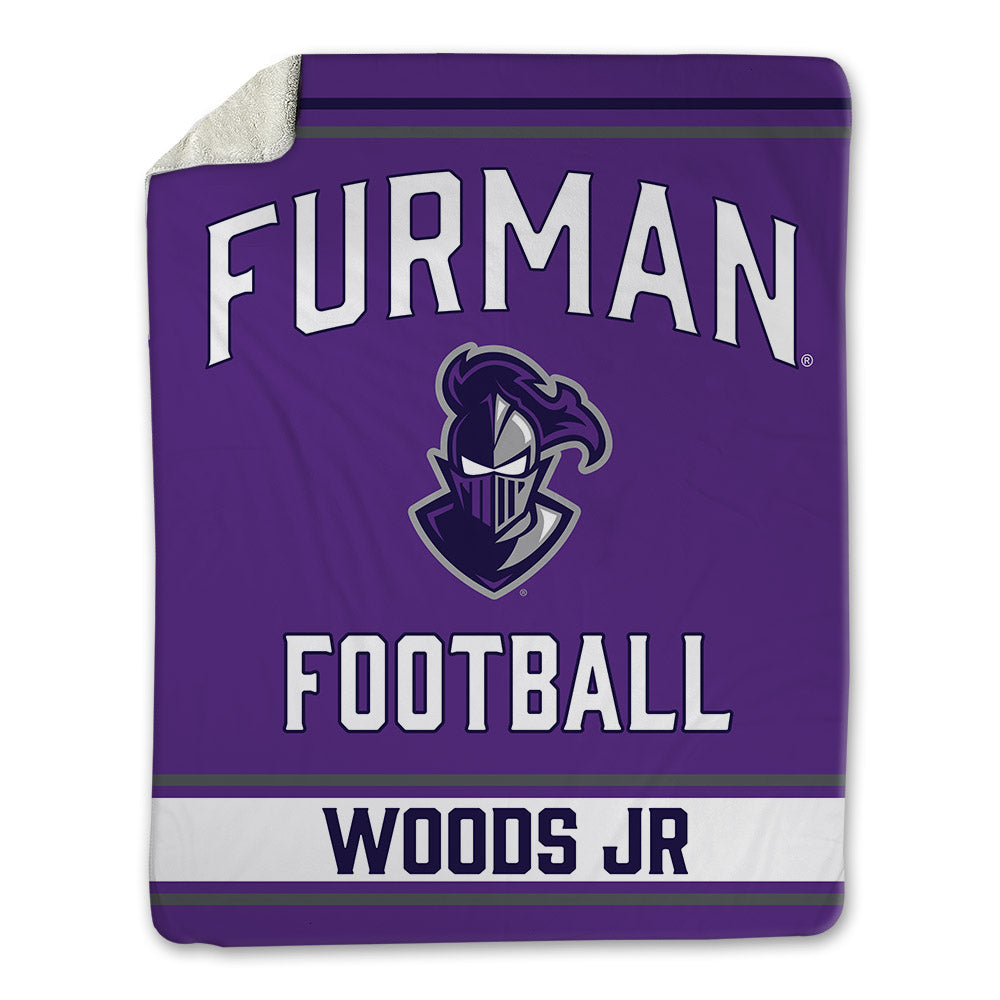 Furman - NCAA Football : Michael Woods Jr - Blanket-0