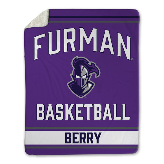 Furman - NCAA Women's Basketball : Tyriana Berry - Blanket-0