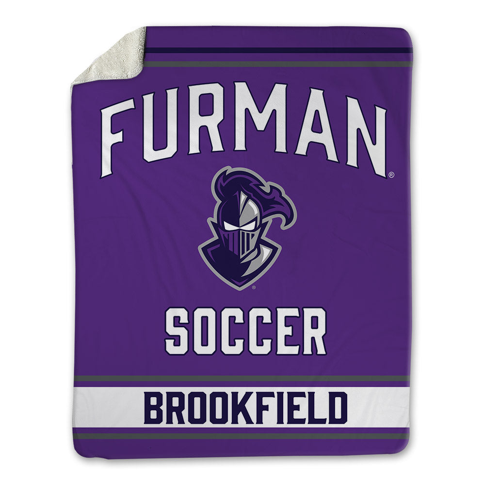 Furman - NCAA Women's Soccer : Kylie Brookfield - Blanket-0